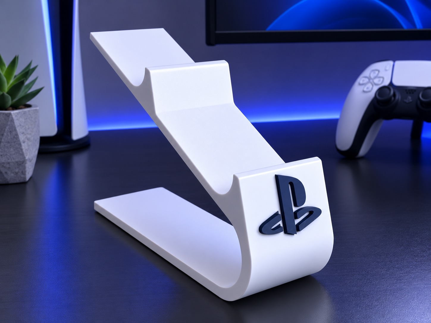 Suporte gamer produzido em impressão 3D